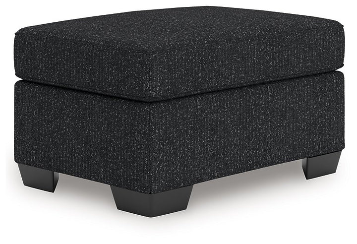 Jasmine Peaks Ottoman