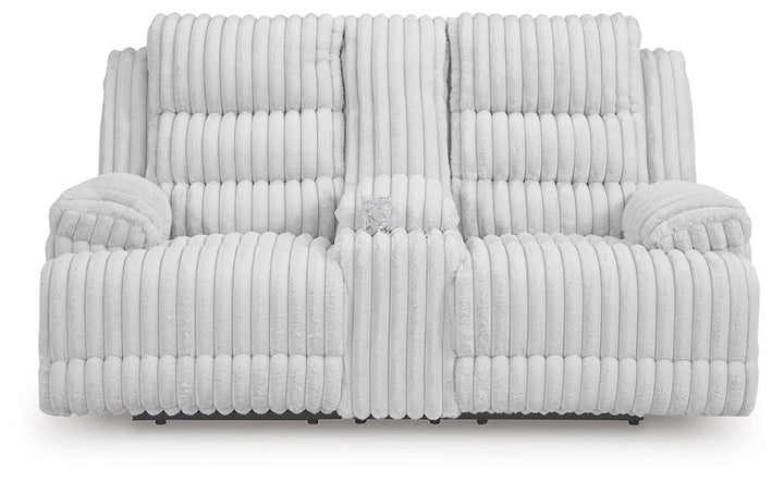 Rhines Falls Power Reclining Loveseat with Console