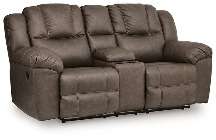 Lowilla Reclining Loveseat with Console