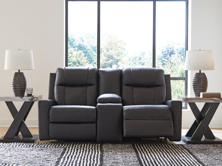 Mackmenville Reclining Loveseat with Console