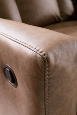 Mackmenville Reclining Loveseat with Console