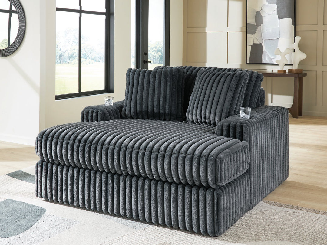 Midnight-Madness Oversized Chaise