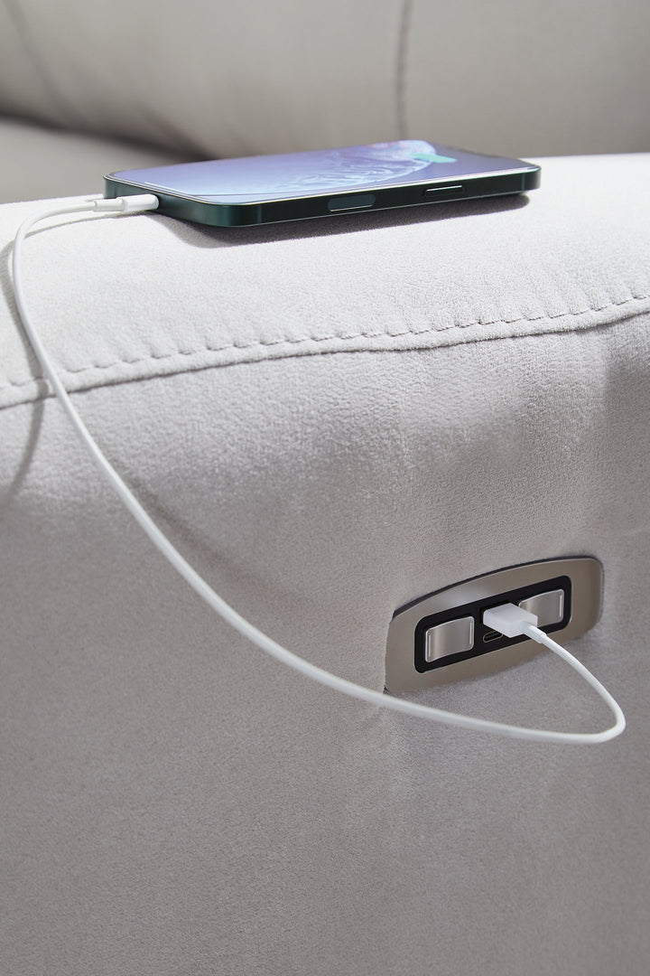 Social Pointe Power Reclining Sectional