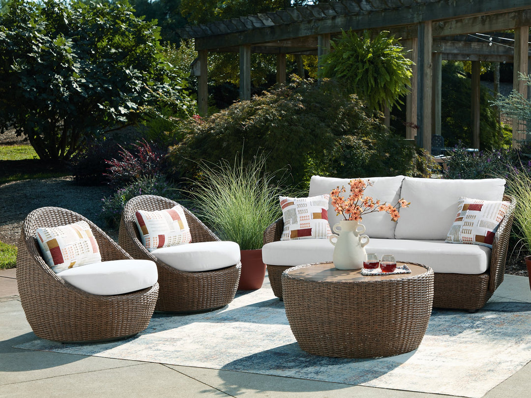 Double Point Outdoor Seating Set