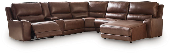 DeepWakes Power Reclining Sectional with Chaise